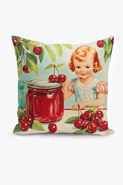 Filamente Κάλυμμα μαξιλαριού διπλής όψης με ψηφιακή εκτύπωση - Άνοιξη / Άνοιξ...