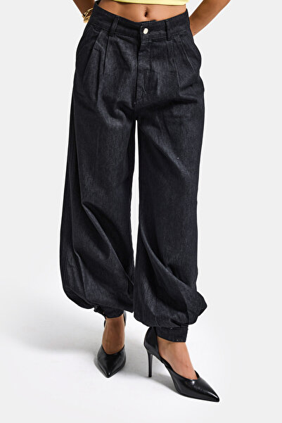 it's basic Γυναικείο τζιν παντελόνι με λεπτομέρεια στο τελείωμα του ποδιού, ε...