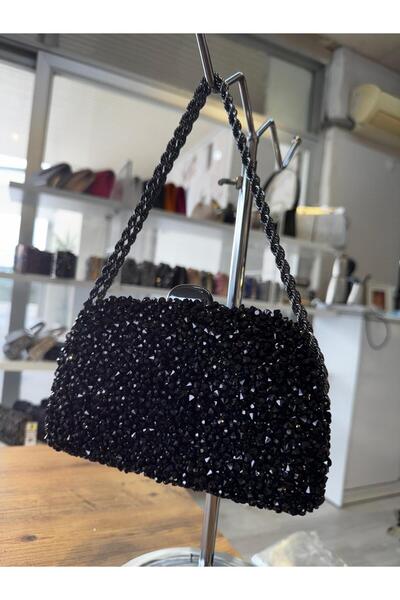 Blacktavern ΤΣΑΝΤΑ ABİYE ΜΕ ΠΕΤΡΙΝΗ ΣΧΕΔΙΑΣΜΕΝΗ ΑΛΥΣΙΔΑ ΚΡΕΜΑΣΤΗΣ, ΚΟΜΜΕΝΗ ΣΧ...