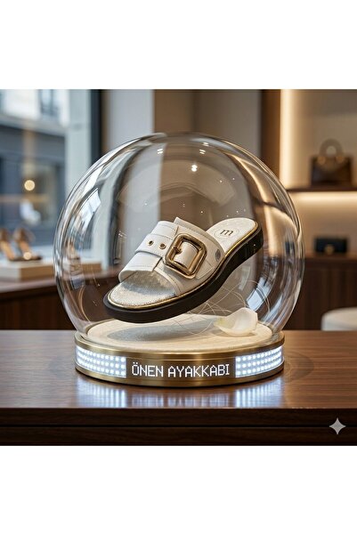 Mammamia White Genuine Leather Orthopedic Slippers