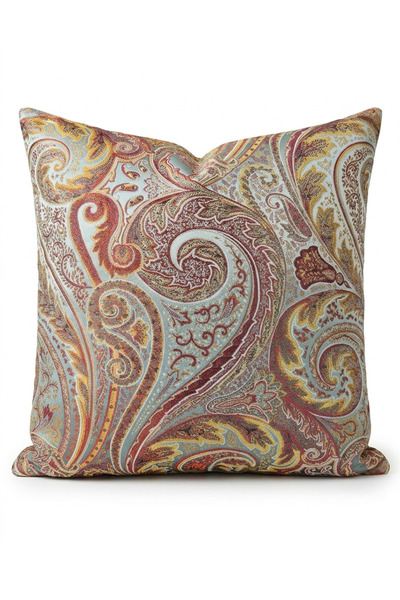 Paisley Pillow Case Green
