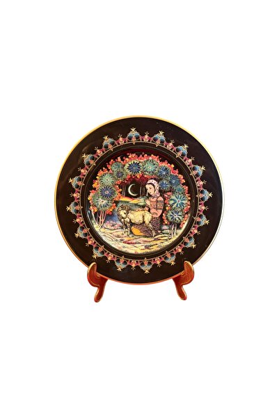 tayfuntufan villeroy boch porselen duvar tabağı - 22 cm çapında
