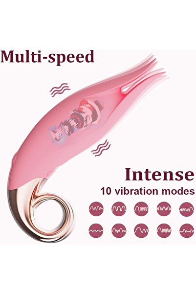 O.M.D Ou vibrant cu 10 frecvențe, vibrator puternic pentru limbă, ou vibrant pentru femei, masturbator pentru adulți Si