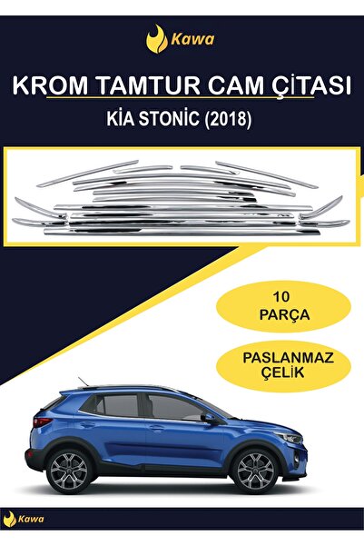 Kia Stonic 2018 Krom Tamtur Cam Çitası