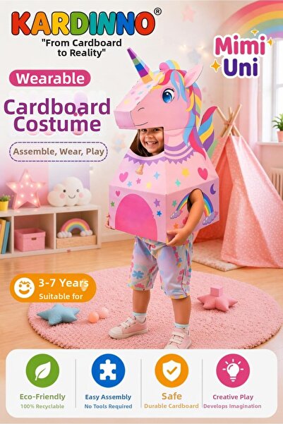 Kardinno Η ιπτάμενη στολή σας, Mimi Uni, από χαρτόνι, φορετή παιδική στολή γι...