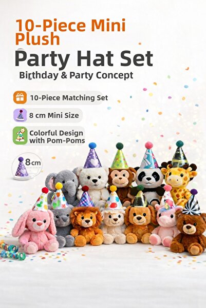 asöy Μικροσκοπικό καπέλο για παιχνίδια Καπέλο παιχνιδιών έκπληξη για πάρτι 10...