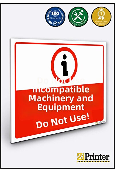ZiPrinter Do Not Use Machines and Equipment That Are Not Suitable for the Job...