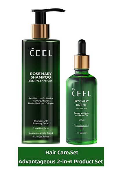 The Ceel Șampon cu rozmarin și set de îngrijire a părului cu ulei de rozmarin