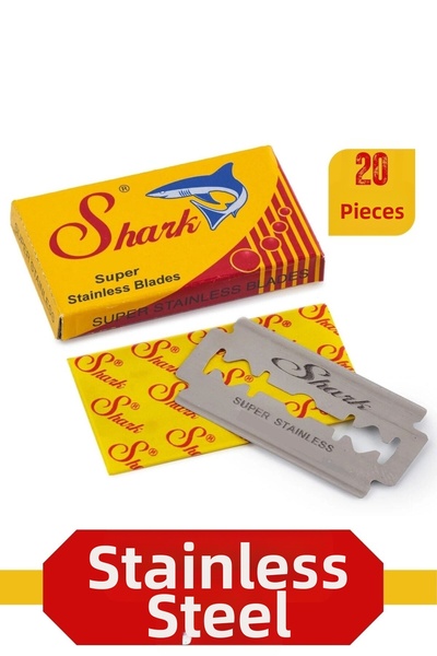 Generic Brand TransForMacion Shark 20 قطعة ماكينة حلاقة من الفولاذ المقاوم لل...