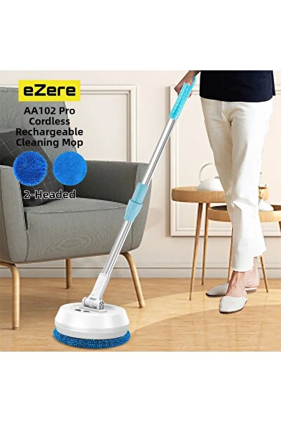 Generic Brand فرشاة التنظيف التلسكوبية اللاسلكية الدوارة EZERE AA102 Pro - لت...