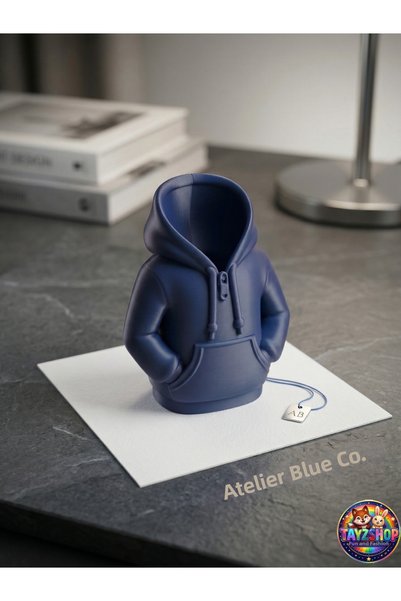 TAYZSHOP Hooded Sweatshirt Figure Design Pen Holder and Organizer - Decorativ...