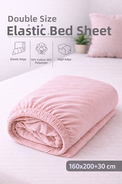 Weweus ÇetHome Βαμβακερό Ελαστικό Σεντόνι Διπλό 160*200 εκ.