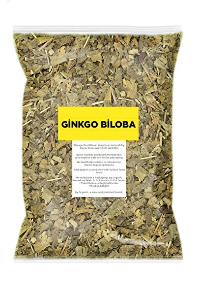 BY ORGANİK Ginkgo Biloba Leaf 990 Grams (1 kg)