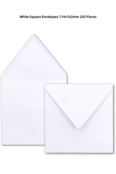 Oyal Τετράγωνος Φάκελος Λευκός 110 γρ. 114Χ162 Χιλ. 250 Τεμάχια – Κομψή και Α...