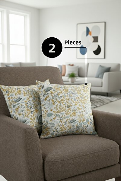 Senpai Chevron Bohemian Διακοσμητικό Μαξιλάρι Πάντσιον Κάλυμμα Μαξιλαριού 2 Τ...