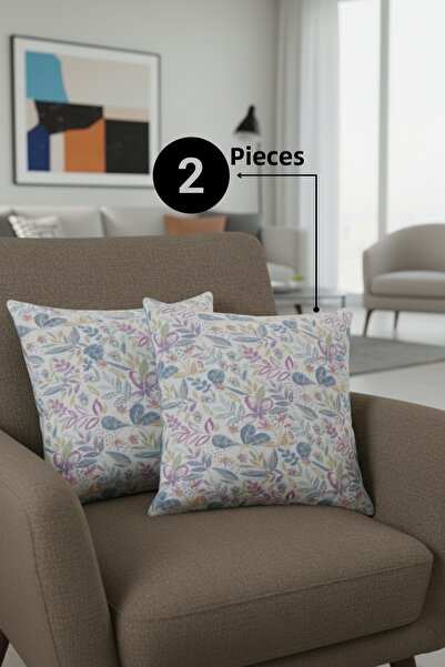 Senpai Chevron Bohemian Διακοσμητικό Μαξιλάρι Πάντσιον Κάλυμμα Μαξιλαριού 2 Τ...