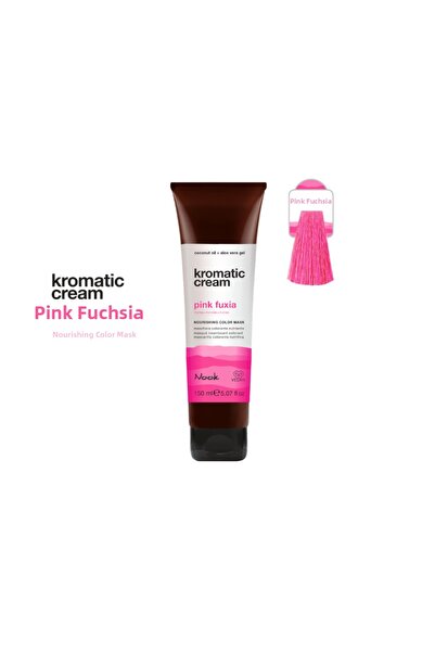 Nook Kromatic Cream Pink Fuxia Fuchsia Pink Tone Enhancer Shine-Enhancing Hai...