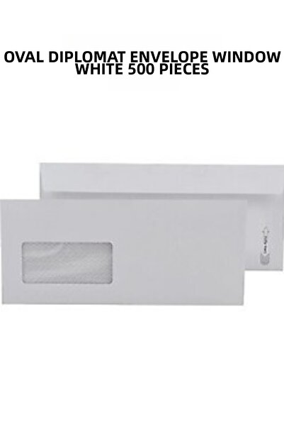 Oyal Φάκελοι Diplomat με Παράθυρο Λευκά 90 γρ. 500 Τεμάχια – Εταιρική και Πρα...