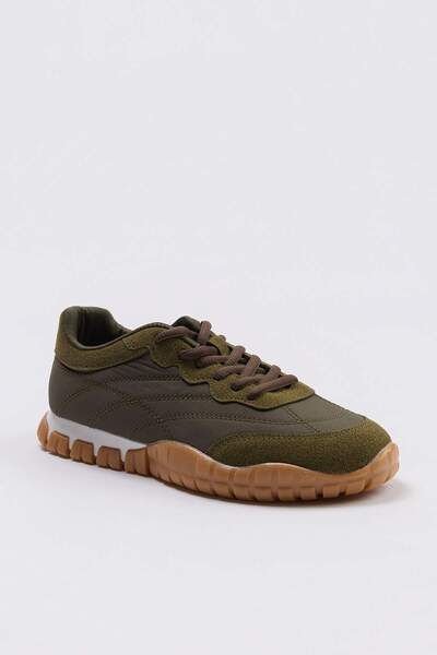 TRENDYOL SHOES Khaki dámske tenisky TAKSS26SN00003