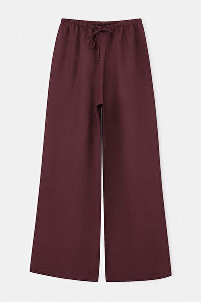 Συλλογή Trendyol Παντελόνι Παραλίας από 100% Λινό Υφαντό Premium Ποιότητας TB...