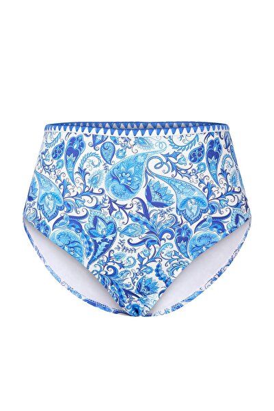 Trendyol Curve Κάτω μέρος μπικίνι μεγάλου μεγέθους με έθνικ σχέδια και λεπτομ...
