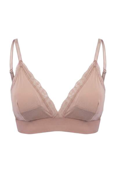 Συλλογή Trendyol Σουτιέν Πλεκτό Τριγωνικό Επενδυμένο Χωρίς Επένδυση Χωρίς Μπα...