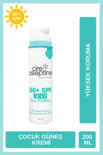 CIRE ASEPTINE 50+SPF Çocuk Güneş Koruyucu Krem 200 ml