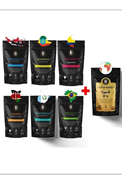 RESSO COFFEE مجموعة مقدمة التعارف 100% أرابيكا 7 × 100 جرام.