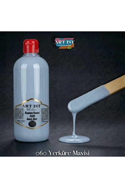 ART IST Kendinden Vernikli PLUS Su Bazlı Akrilik Boya 500ml - 060 YERKÜRE MAVİSİ