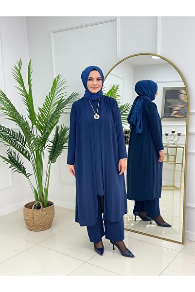 Valens Butik Σετ Τριπλό Τζιλάτι Μαντίλι με Ζακέτα και Παντελόνι Alya