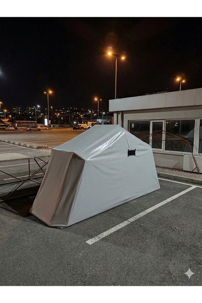Kolektif garaj Motosiklet garajı XL dikişli 120x175x350cm