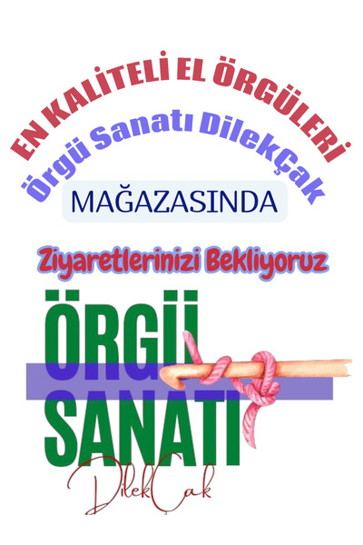 Genel Markalar El Örgüsü Tasarım Kare Çiçek Buketi Battaniye, 95X95 Cm 68 gül...