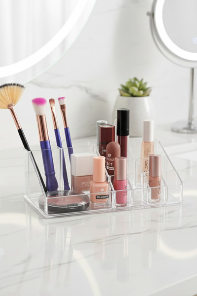 Vivart Large Size Cosmetic Product Organizer Makeup Jewelry Organizer Pen Holder Lipstick Holder Note Holder Organizer