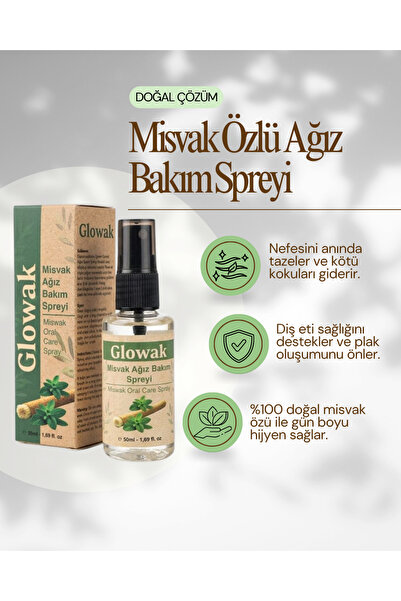 Glowak Misvak Özlü Ağız Bakım Spreyi