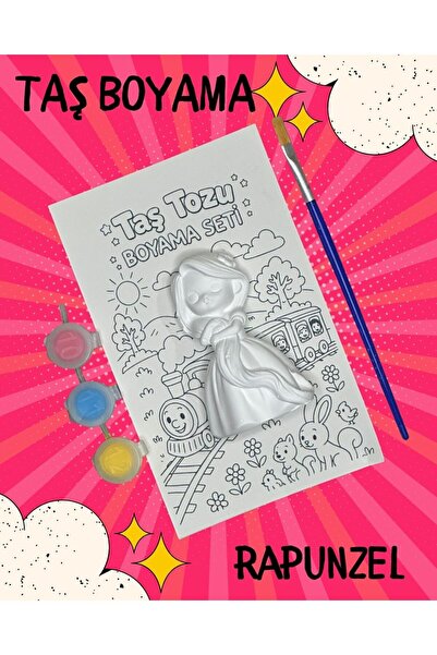 TASTOZUBOYA TAŞ BOYAMA SETİ ( RAPUNZEL )