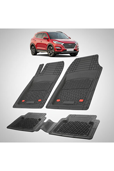 TEAMCAR Covorașe auto Hyundai Tucson II (2015-2020) - Tip tavă din cauciuc - ...