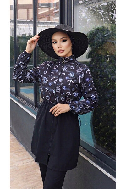 Atelier Lina Nihal Πλήρως κλειστό μαγιό Hijab με ρυθμιζόμενο ελαστικό αδιάβρο...