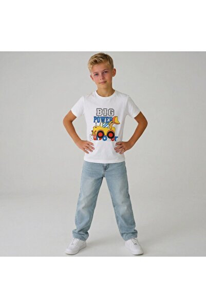 edoy Βαμβακερό κοντομάνικο εποχιακό μπλουζάκι BIGPOWER Workwear