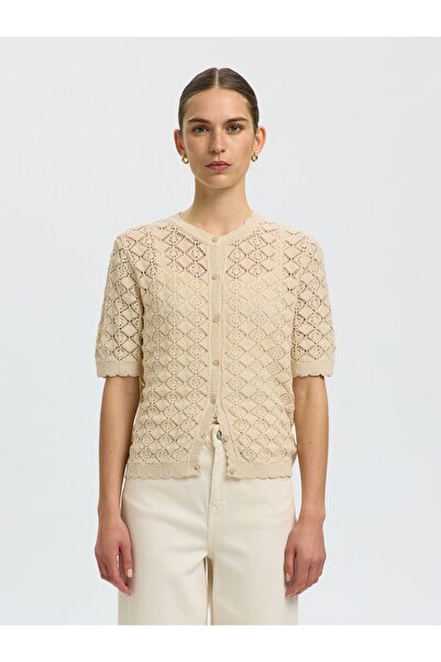 Selected Femme Strickjacke Kurzarm