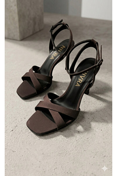 ELEVAM Γυναικεία Παπούτσια Σατέν με Σταυρωτά Λουράκια