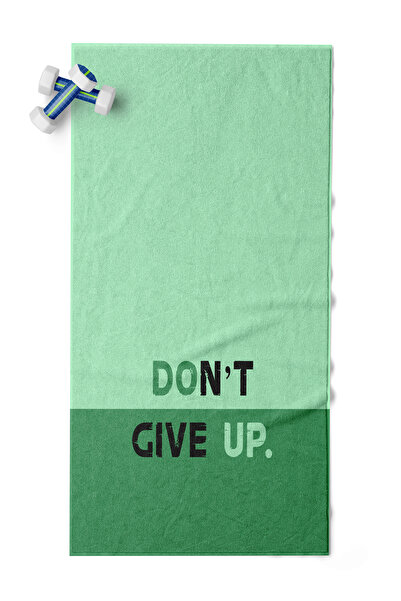 Erays Home Μην τα παρατάτε Ψηφιακά τυπωμένη αθλητική πετσέτα γυμναστικής 50x1...