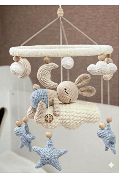 NEVAMATÖLYE El Yapımı Amigurumi Dönence – Bebek Odası Dekoru ve Huzur Veren U...