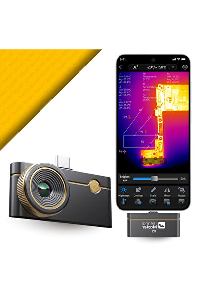 Sevgift Thermal Master P3 Makro Lensli Mobil Termal Kamera | iOS ve Android