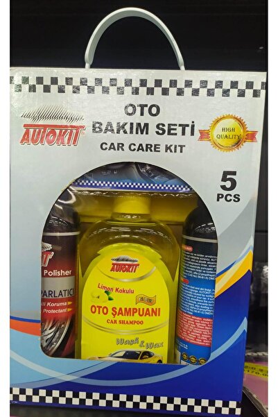 Autokit Oto Bakım Seti Çantalı 5 Parça