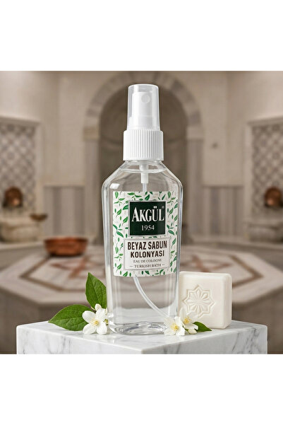 Akgül Kolonyaları Akgül Beyaz Sabun Kolonyası Sprey 160 Ml