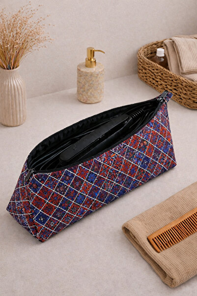 Paris Home Τσάντα οργάνωσης για ισιωτική μαλλιών και λαβίδες με έθνικ σχέδια ...