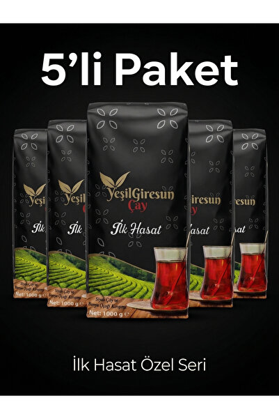 YEŞİL GİRESUN Çay İlk Hasat Mayıs Çayı 1.000 gr x 5 paket
