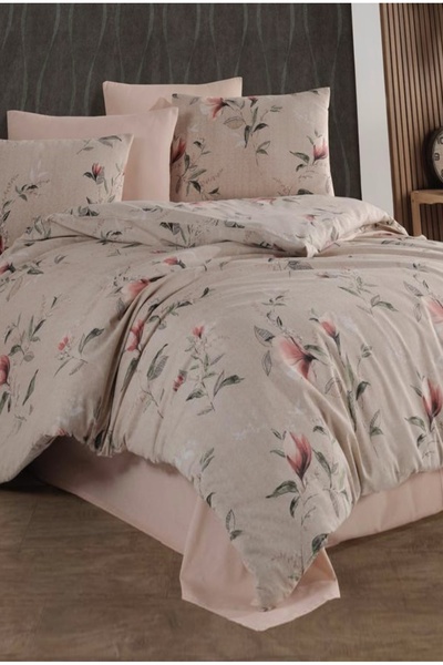 NazeninHome Σετ Παπλωματοθήκης Dream Ranforce Μονό Βαμβακερό Mina