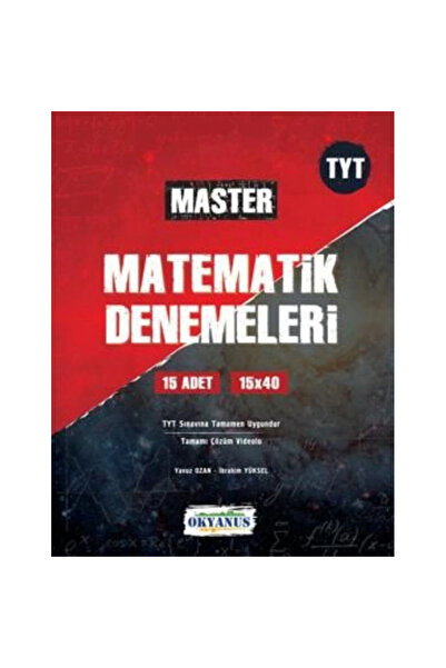 Okyanus Yayınları Tyt Master 15 Matematik Denemeleri