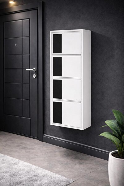 KARLI 4 LÜ DESENLİ ŞIK METAL AYAKKABILIK